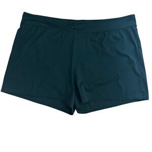 NWOT Swimsuits For All Chlorine Resistant Banded Swim Shorts in Teal - Size 26W